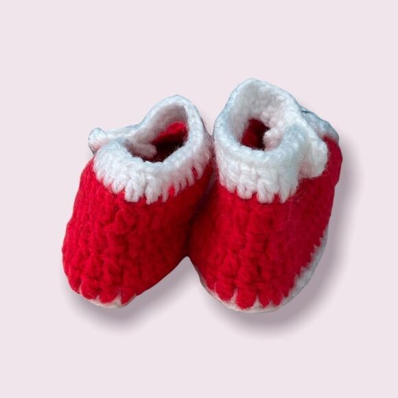 𝅺knitted Baby Booties NWOT - Picture 2 of 3